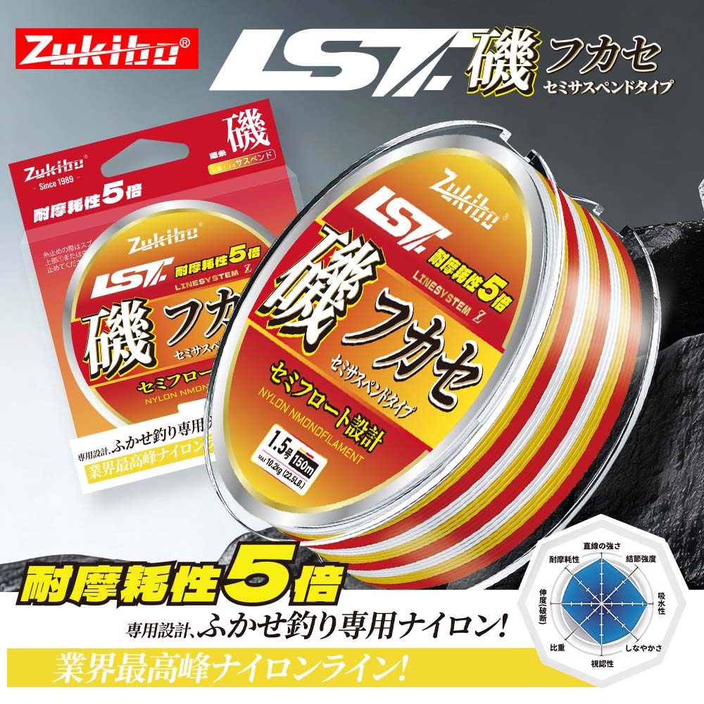 Copolymer Line - Lenza da Pesca ZUKIBO Lava in